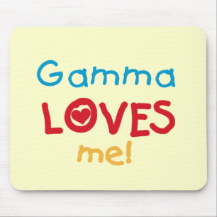 Gamma Loves Me T-shirts en geschenken Muismat