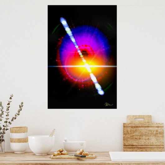 Gamma Ray Burst Poster (Keuken)