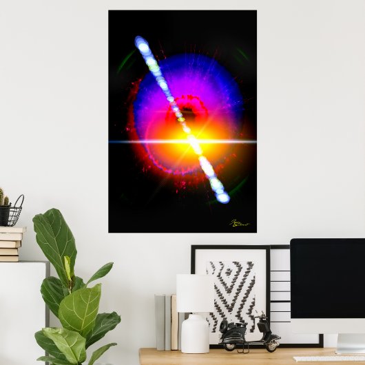 Gamma Ray Burst Poster (Thuiskantoor)