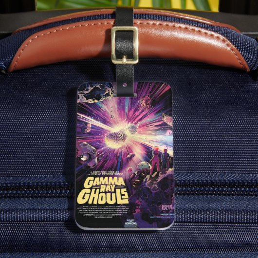 Gamma Ray Burst Pulsars Kilonova kosmische botsing Bagagelabel (Voorkant Insitu 2)