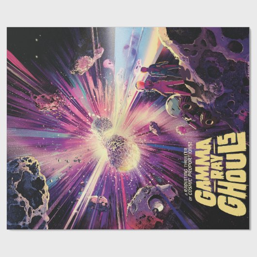 Gamma Ray Burst Pulsars Kilonova kosmische botsing Cadeaupapier (Vlak)