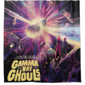 Gamma Ray Burst Pulsars Kilonova kosmische botsing Douchegordijn (Voorkant)