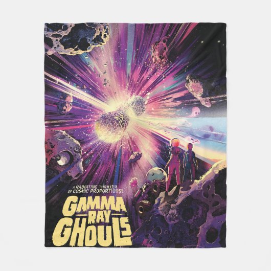Gamma Ray Burst Pulsars Kilonova kosmische botsing Fleece Deken (Voorkant)