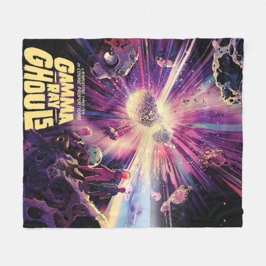Gamma Ray Burst Pulsars Kilonova kosmische botsing Fleece Deken (Voorkant (Horizontaal))