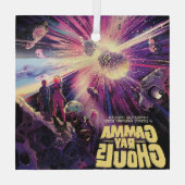 Gamma Ray Burst Pulsars Kilonova kosmische botsing Glas Ornament (Achterkant)