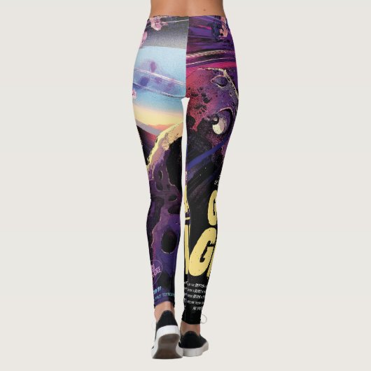 Gamma Ray Burst Pulsars Kilonova kosmische botsing Leggings (Achterkant)