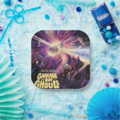 Gamma Ray Burst Pulsars Kilonova kosmische botsing Papieren Bordje (Feest)