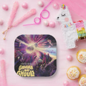 Gamma Ray Burst Pulsars Kilonova kosmische botsing Papieren Bordje (Feest)