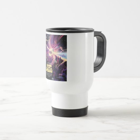 Gamma Ray Burst Pulsars Kilonova kosmische botsing Reisbeker (Voorkant rechts)