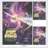 Gamma Ray Burst Pulsars Kilonova kosmische botsing Sticker (Vel)