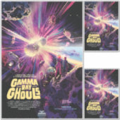 Gamma Ray Burst Pulsars Kilonova kosmische botsing Sticker (Voorkant)