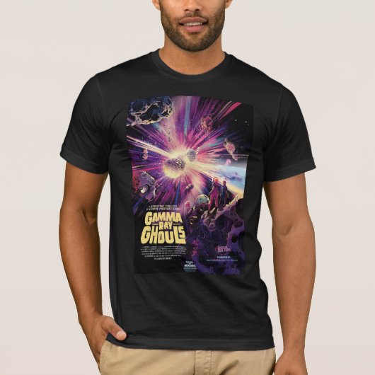 Gamma Ray Burst Pulsars Kilonova kosmische botsing T-shirt (Voorkant)