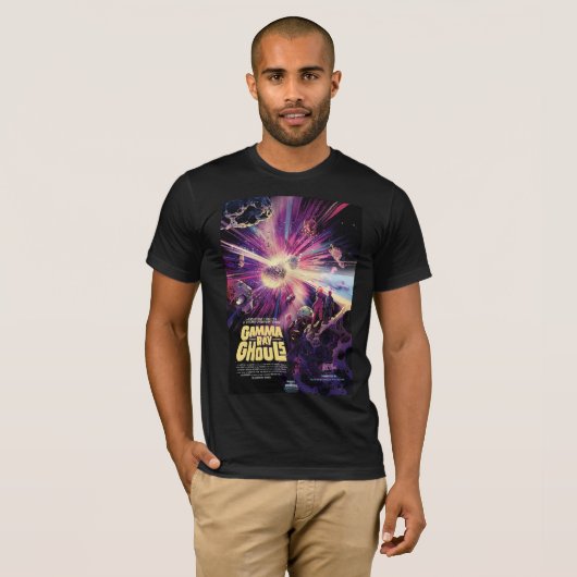 Gamma Ray Burst Pulsars Kilonova kosmische botsing T-shirt (Voorkant volledig)