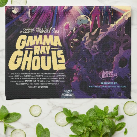 Gamma Ray Burst Pulsars Kilonova kosmische botsing Theedoek (Gevouwen)