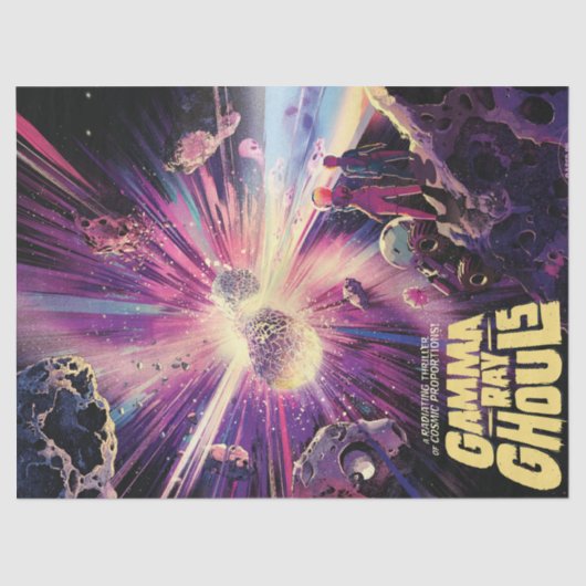 Gamma Ray Burst Pulsars Kilonova kosmische botsing Tissuepapier (Voorkant)