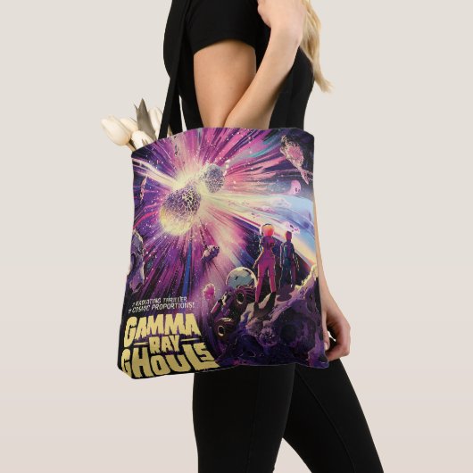 Gamma Ray Burst Pulsars Kilonova kosmische botsing Tote Bag (Dichtbij)