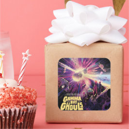 Gamma Ray Burst Pulsars Kilonova kosmische botsing Vierkante Sticker