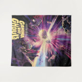 Gamma Ray Burst Pulsars Kilonova kosmische botsing Wandkleed (Voorkant (horizontaal))