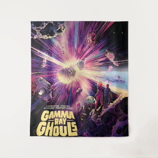 Gamma Ray Burst Pulsars Kilonova kosmische botsing Wandkleed (Voorkant)