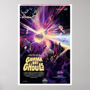 Gamma Ray Ghouls Poster Galaxy of Horrors Ruimte