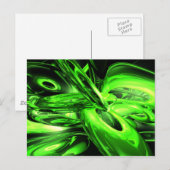 Gamma-straling Abstract Briefkaart (Voorkant / Achterkant)