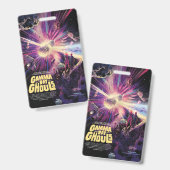 Gamma Stralingsuitbarsting Pulsars Kilonova Kosmis Badge (Voor- en achterkant)