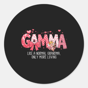 Gamma Valentijn Citaat voor liefhebbende oma Boog Ronde Sticker
