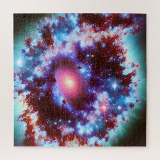 Gammastraal barst de helderste explosie in het uni legpuzzel (Verticaal)