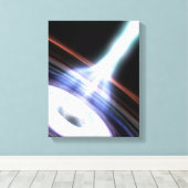 Gammastraling in Galactic Nuclei 2 Canvas Afdruk (Insitu (Houten vloer))