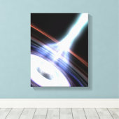 Gammastraling in Galactic Nuclei 2 Canvas Afdruk (Insitu (Houten vloer))