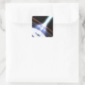 Gammastraling in Galactic Nuclei 2 Vierkante Sticker (Tas)