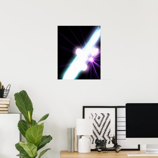 Gammastraling in Galactic Nuclei 3 Poster (Thuiskantoor)