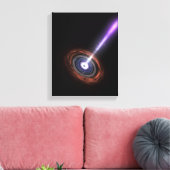 Gammastraling in Galactic Nuclei Canvas Afdruk (Insitu (Woonkamer))
