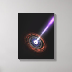 Gammastraling in Galactic Nuclei Canvas Afdruk