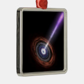 Gammastraling in Galactic Nuclei Metalen Ornament (Rechts)