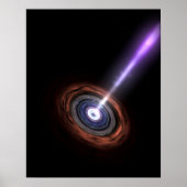 Gammastraling in Galactic Nuclei Poster (Voorkant)