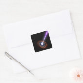 Gammastraling in Galactic Nuclei Vierkante Sticker (Envelop)