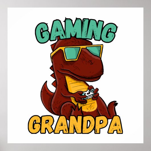 Gammende Opa Poster (Voorkant)