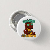 Gammende Opa Ronde Button 3,2 Cm (Voorkant /achterkant)