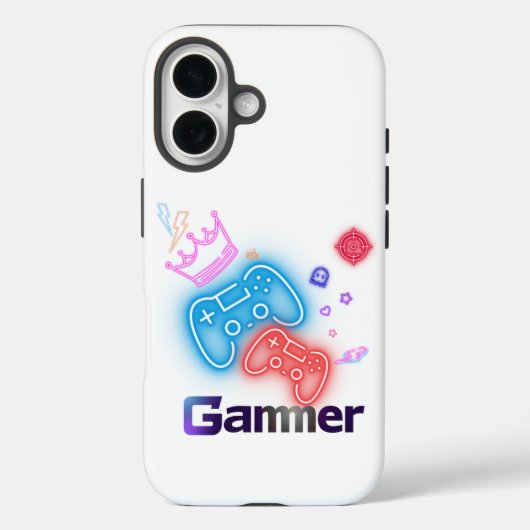 Gammer Case-Mate iPhone Case (Achterkant)