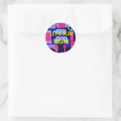 gammer laten we spelen ronde sticker (Tas)