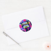 gammer laten we spelen ronde sticker (Envelop)