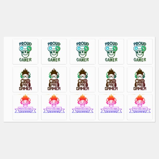 GAMMER PACK LABELS (Vel)