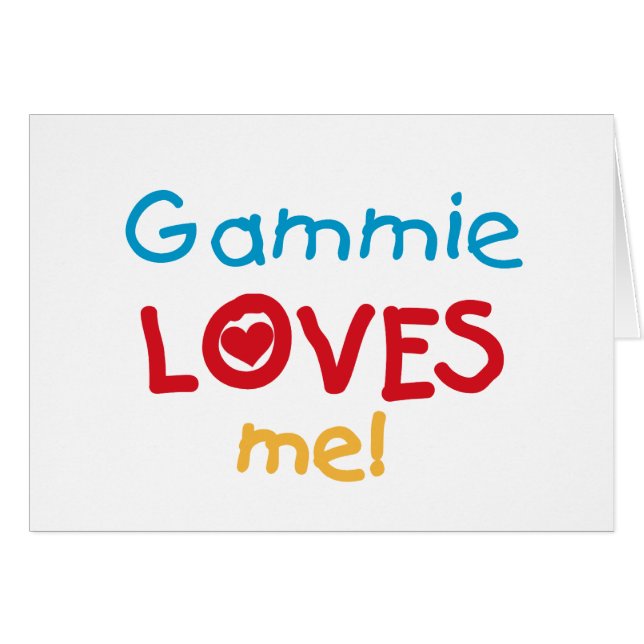 Gammie Loves Me T-shirts en geschenken (Voorkant Horizontaal)