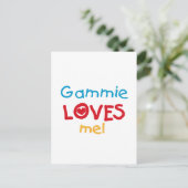 Gammie Loves Me T-shirts en geschenken Briefkaart (Staand voorkant)