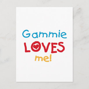 Gammie Loves Me T-shirts en geschenken Briefkaart