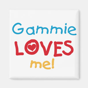 Gammie Loves Me T-shirts en geschenken Magneet