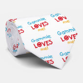 Gammie Loves Me T-shirts en geschenken Stropdas (Opgerold)