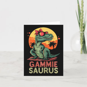Gammiesaurus Dino Dinosaur Gammie-saurus T-rex Leu Kaart
