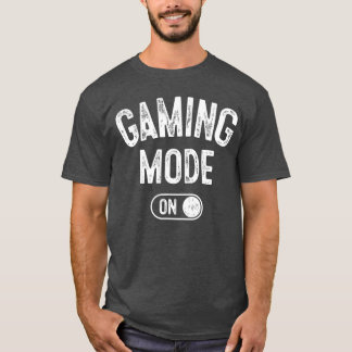 Gammode aan Funny Gamer Cadeau Mannen Streamer Gam T-shirt